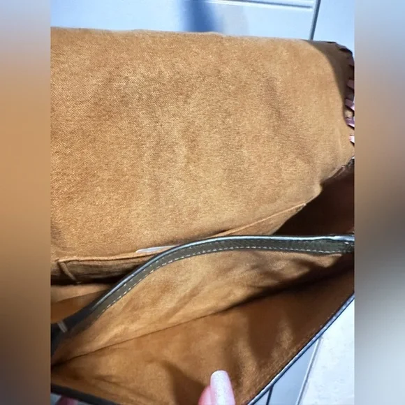 Coach Georgie Saddle Bag In Colorblock With Whipstitch NWOT MSRP: $398.00 - Picture 15 of 16